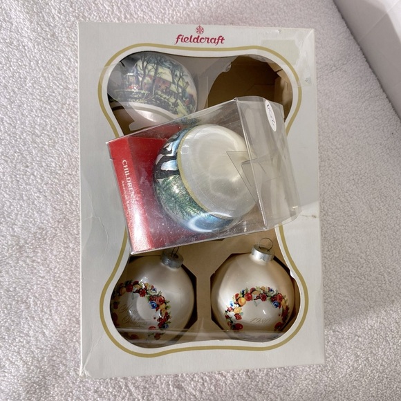 Vintage Christmas Tree Ornaments X4 - Picture 11 of 11